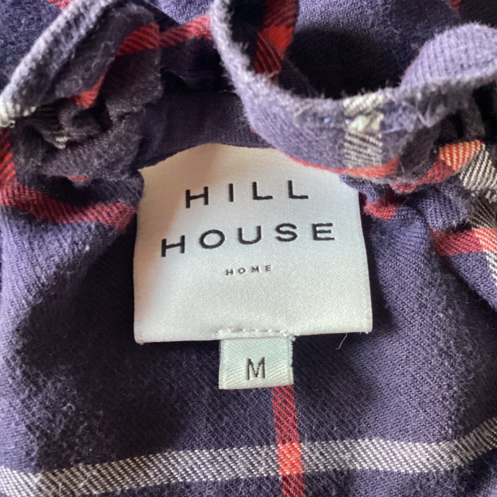 Hill House Navy and Red Plaid Mini Dress - Picture 4 of 5